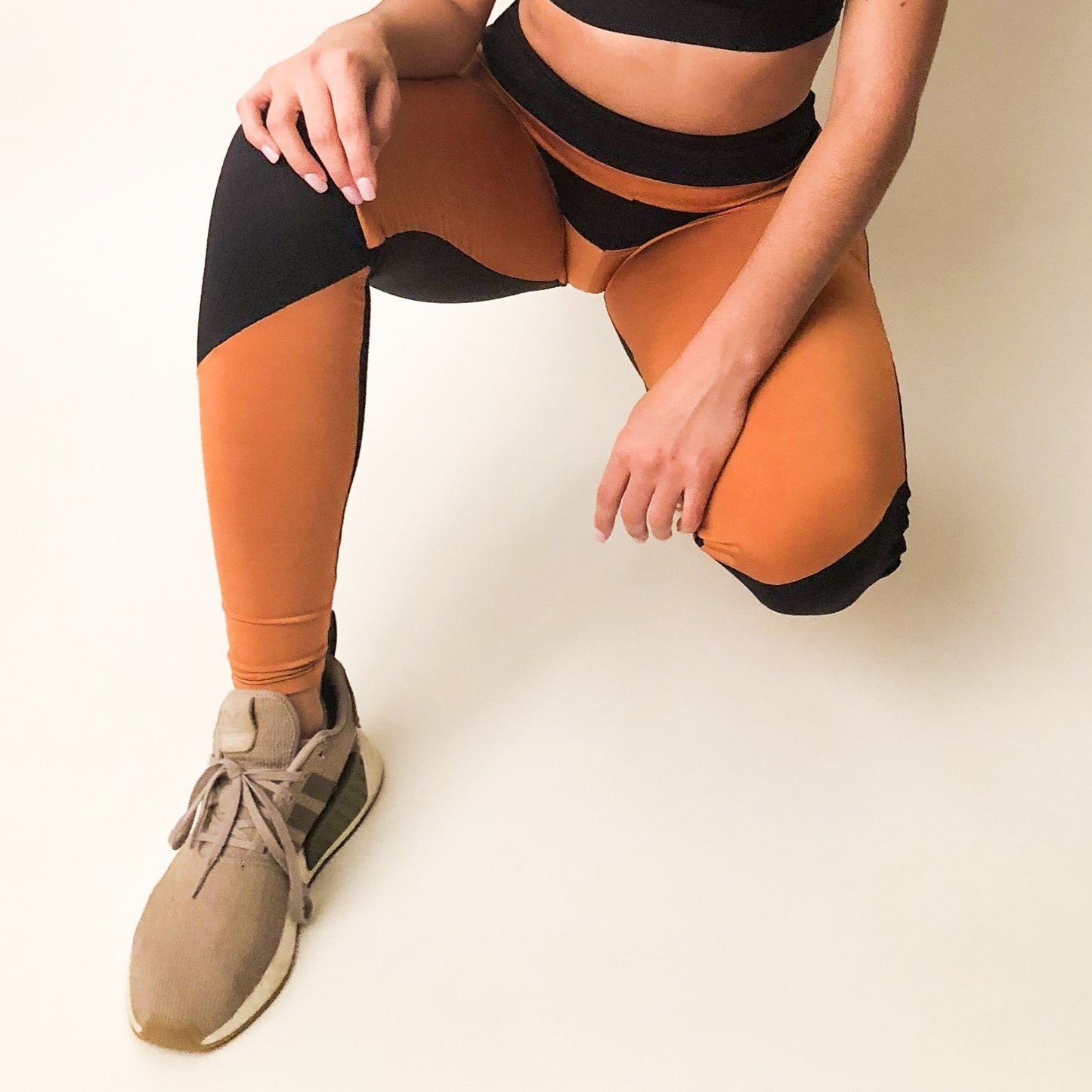 Black and Orange Leggings