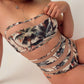 Mesh High waisted Kini