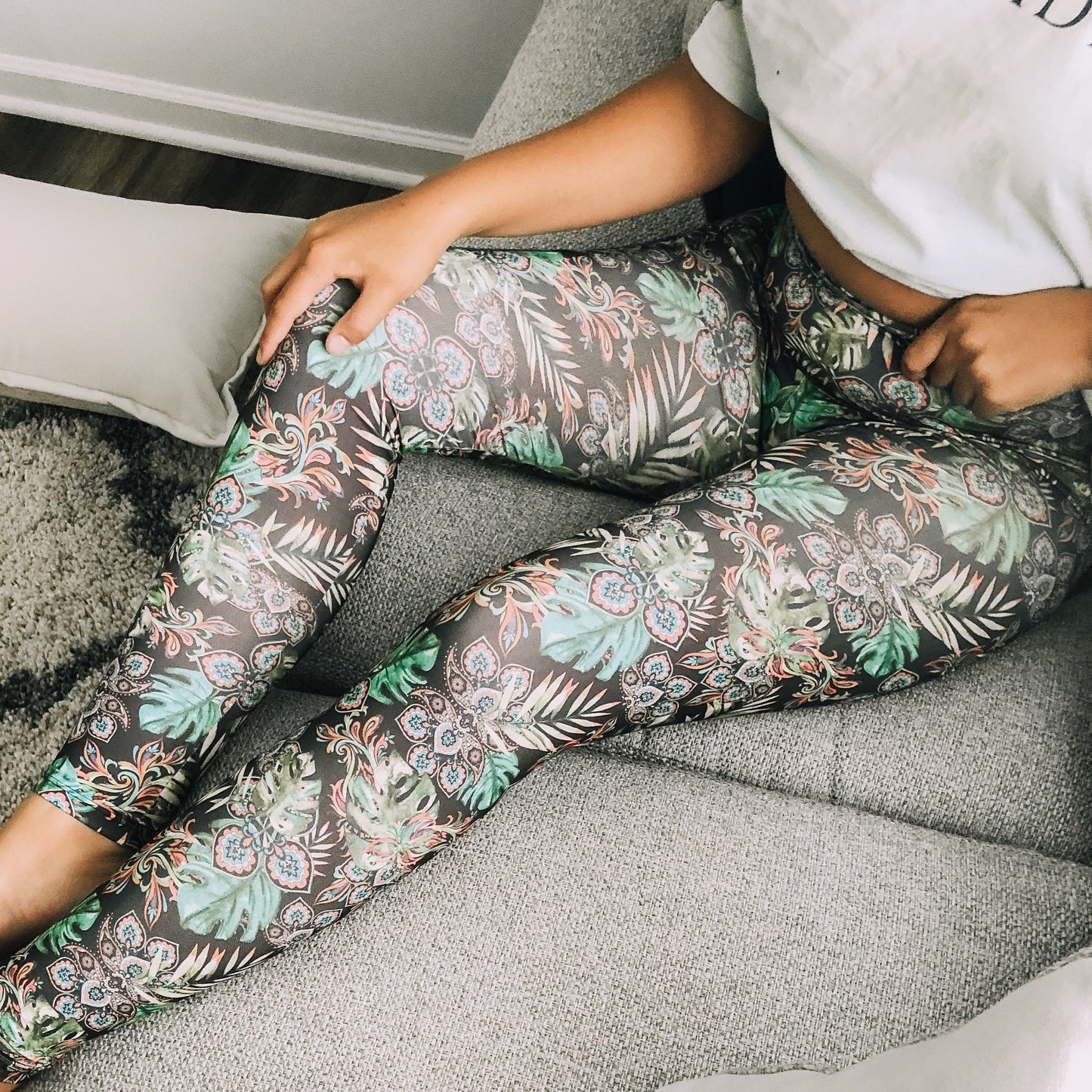 Floral Print Leggings