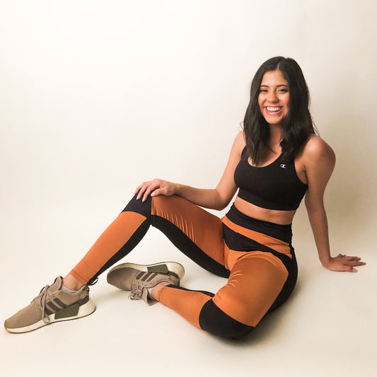 Black and Orange Leggings
