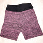 Black and Purple mesh shorts