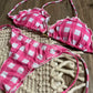 Pink Plaid Kini
